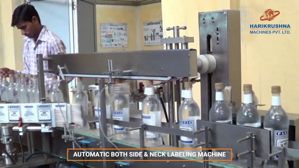 “Revolutionary Dual-Side Bottle Labeler with Neck Applicator for Superior Labeling Efficiency”