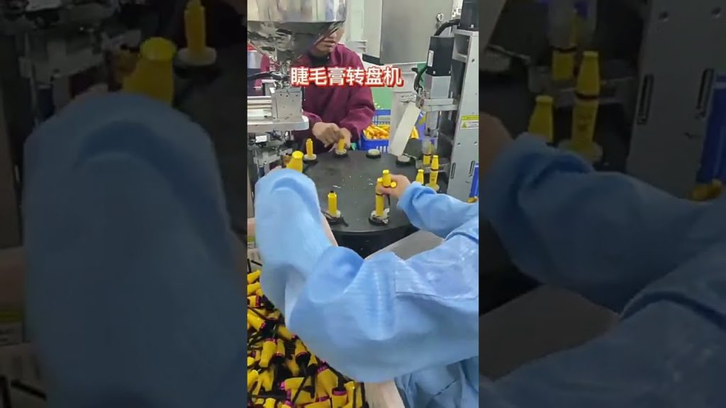 “Revolutionary Eye Black Filling & Capping Machine: Advanced Automatic Cosmetic Packaging Solution”