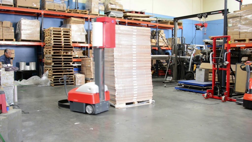 Robotic Pallet Shrink Wrap Machine