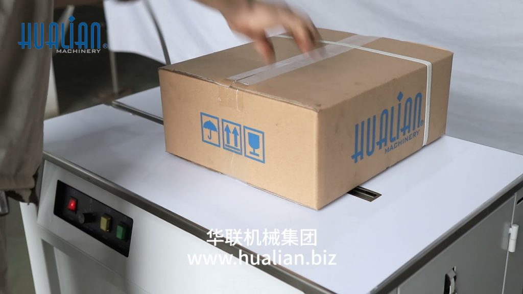 “Semi-Auto Strapping Machine: Boost Efficiency with the Hualian KZB-I Innovation”
