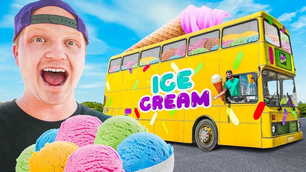 “Unveiling the Epic Creation: Largest Ice Cream Truck Ever, Engineered with Top Food Packing Machines!”