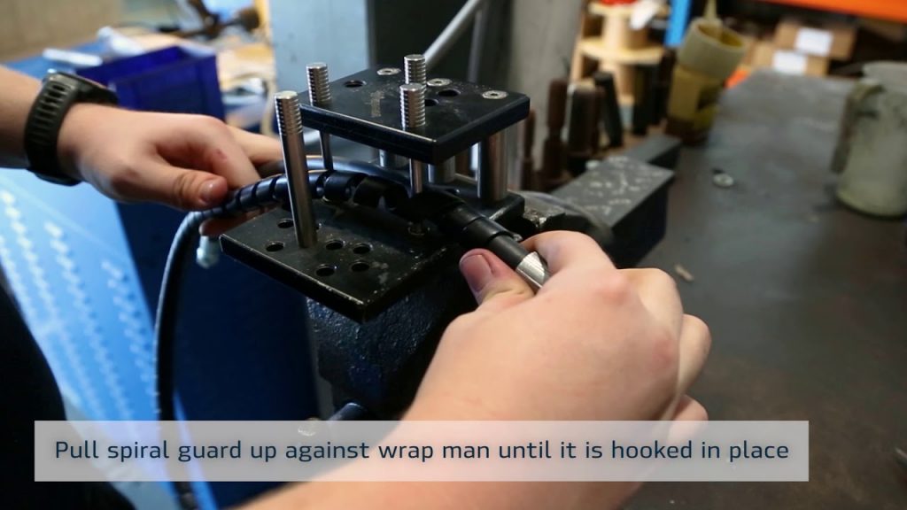Using the Taipan Wrap Man for Easy Hose Wrapping