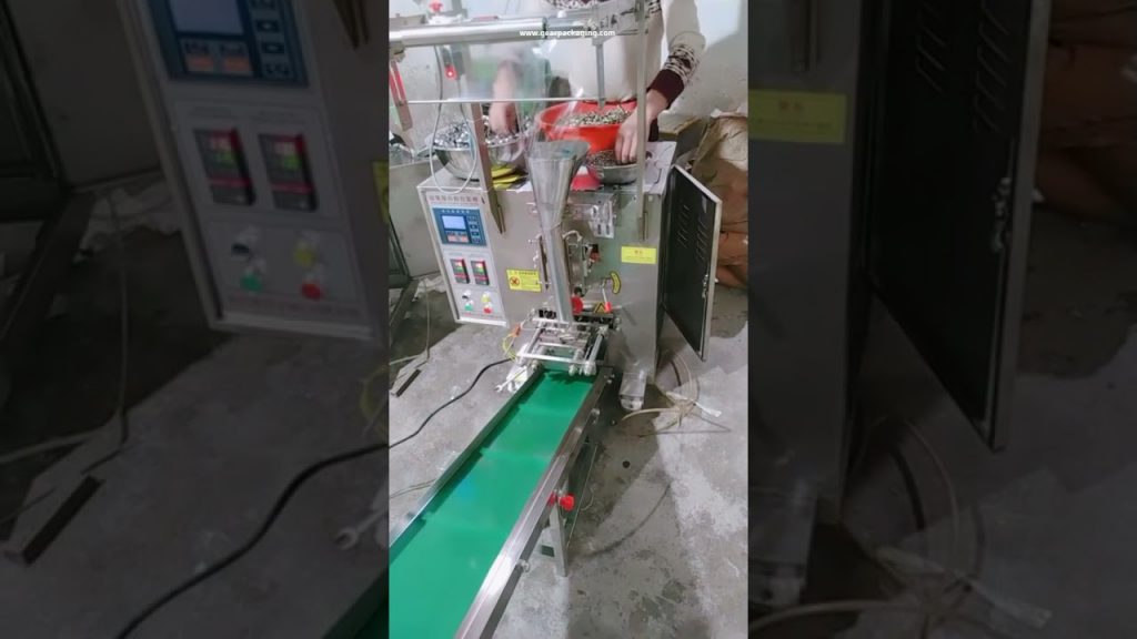 Vertical Bag Packaging Equipment for Manual Feeding and Counting with Sealing Function Vertical Bag Packaging Equipment for Manual Feeding and Counting with Sealing Function